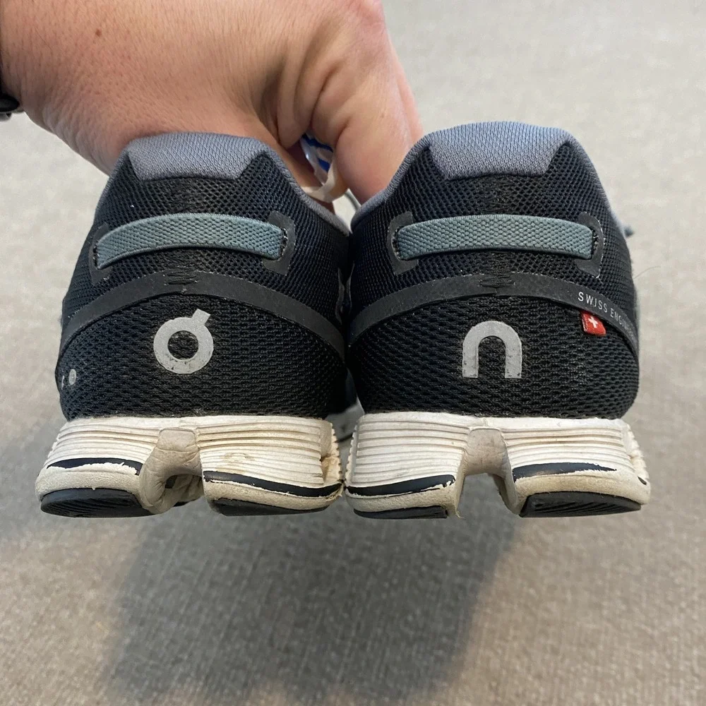 On Cloud Shoes Womens Size 9.5 Black CloudTec Running Cushioned Mesh Sneakers